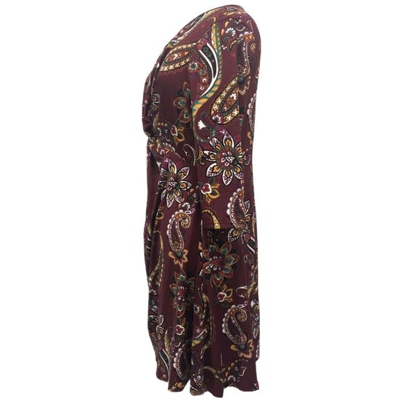 NYCollection Petite Knotted Front Zipper Neck Detail Dress NWT Sz LP - Picture 4 of 11